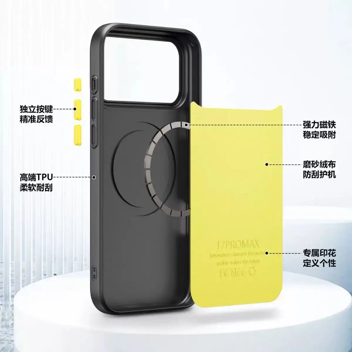 Magnetic Solid Color Protective Case For iPhone 18 17 16 15 14 13 Pro Max For Magsafe Official Website Camera Button Matte Cover