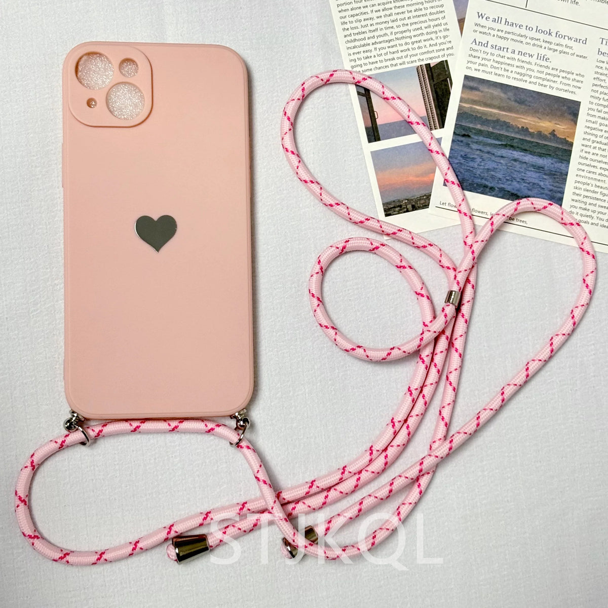 Neck Lanyard Strap Cord Chain Case For Samsung Galaxy S20 Ultra S7 S8 S9 S10 Plus Note 10 Lite Note 8 9 10 plus 20 Ultra Cover