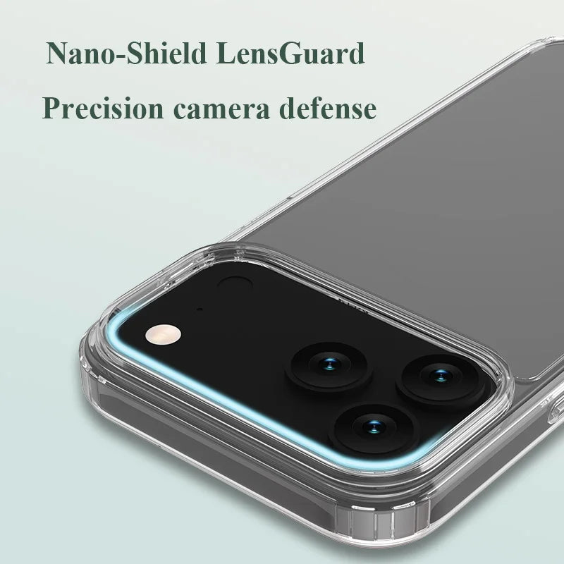 Lereach for iPhone 18 Pro Max 17 Pro Max 18 Pro 17 Air 17 Pro Crystal Clear Phone Case Ultra-Thin Shockproof Anti-Scratch