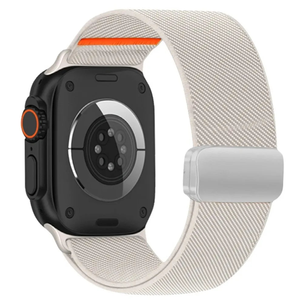 Nylon Strap for Apple Watch Band 49mm 46mm 42mm 45mmm 41mm 44mm 40mm Magnetic Bracelet Correa iWatch Ultra 11 10 9 8 7 6 5 SE 3