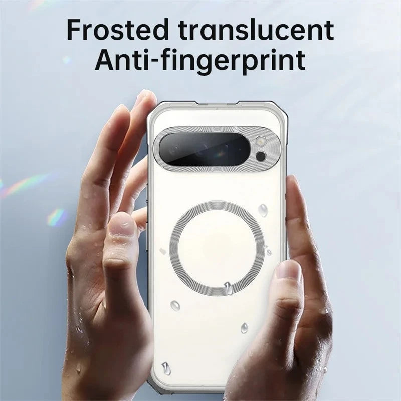 Full Body Metal Bumper for Magsafe Case for Google Pixel 10 Pro XL 8 9 Frame Protect Wireless Charge Shockproof Protect Cover