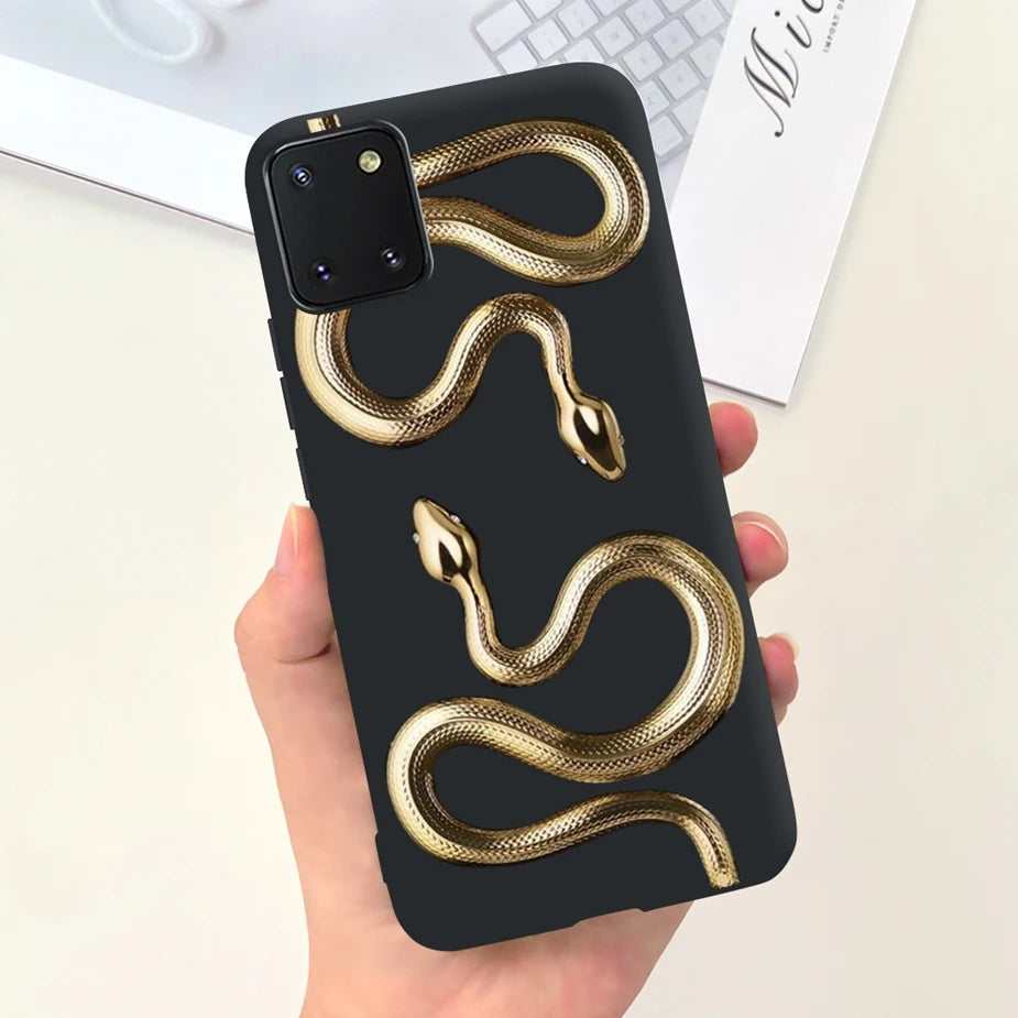For Samsung Galaxy Note10 Lite Case SM-N770F 6.7'' Popular Candy Painted Cover Soft TPU Phone Case For Samsung Note 10 Lite Bags