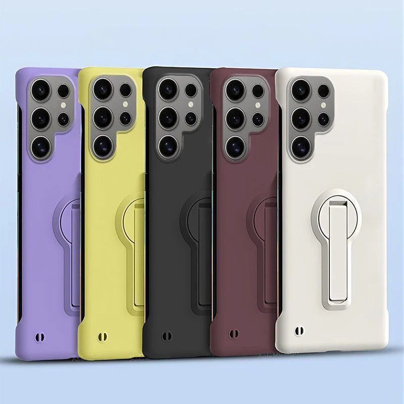 Phone Case For Samsung S26 S25 Edge S24 S23 S22 S21 FE Plus Note 20 Ultra Cover Thin Frameless Holder Protector