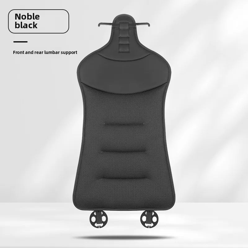 Universal Perforated Nappa Leather Car Seat Cover Luxury Sedan SUV Breathable Comfortable Cloud Cotton Cushions Car Seat Cover