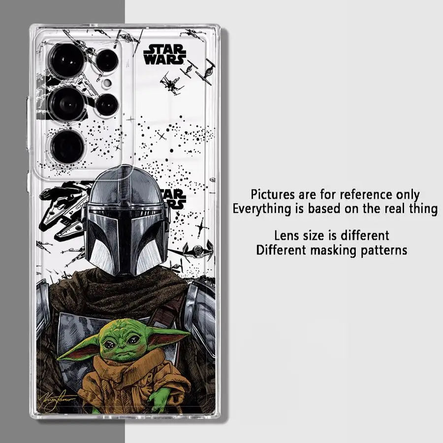 S-Stars Wars Cool Hero Phone Cover Case for Samsung Galaxy S26 S21 S22 FE S25 Edge Note 20 Ultra 10 S20 Plus S23 Ultra S24