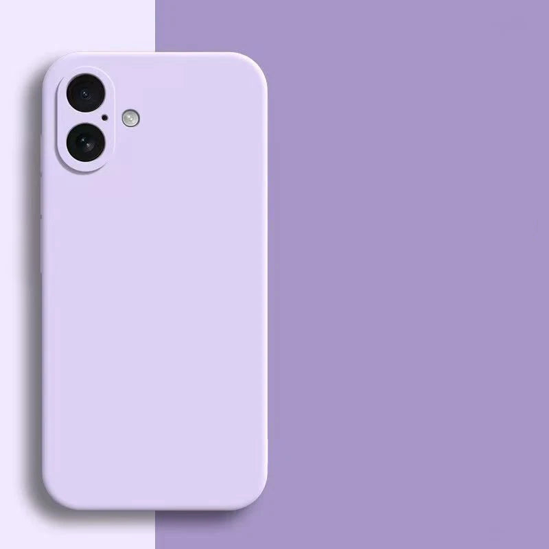 Liquid Silicone Phone Case for iphone 16 17 7 8 SE X XR Xs Max 11 12 13 mini 14 15 16 Plus 17 Pro Max 16e 17e Shockproof Cover