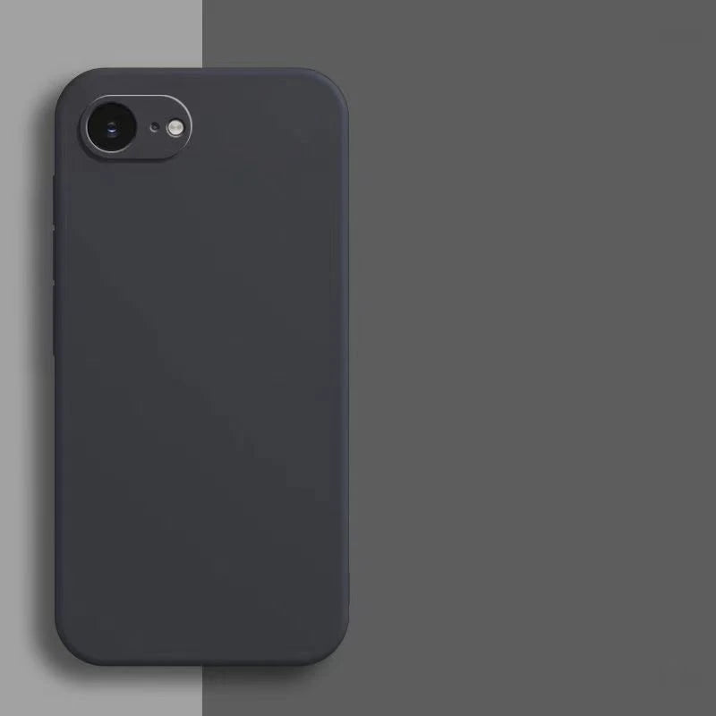 Liquid Silicone Phone Case for iphone 16 17 7 8 SE X XR Xs Max 11 12 13 mini 14 15 16 Plus 17 Pro Max 16e 17e Shockproof Cover