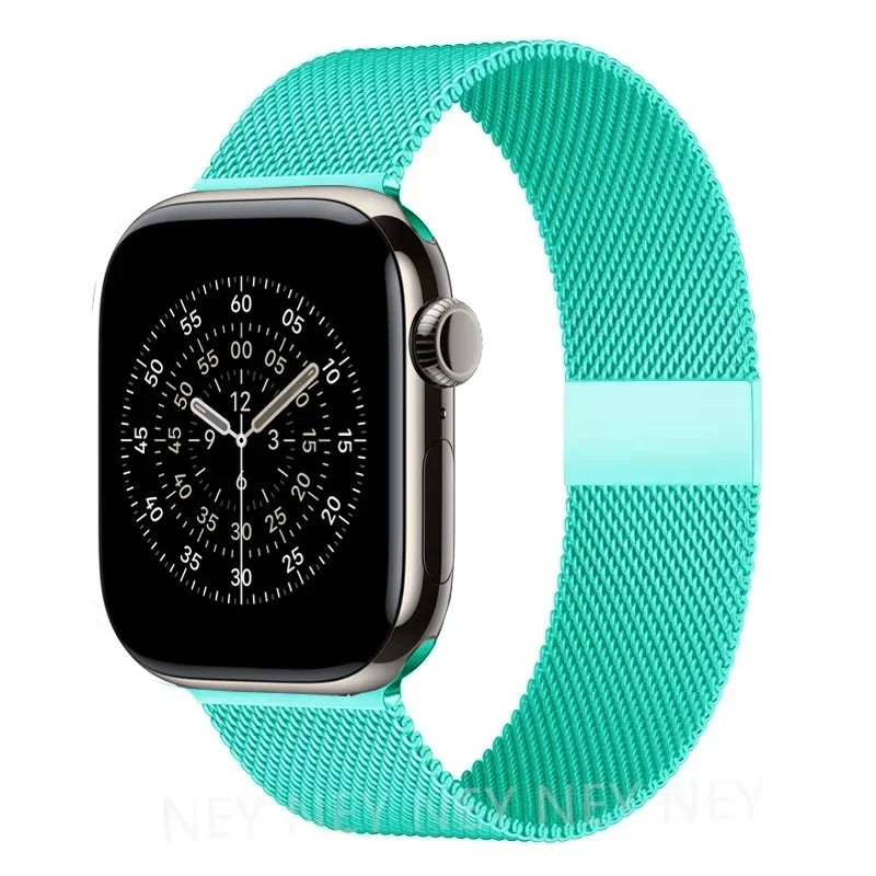 Milanese loop strap For Apple Watch band 11 46mm 44mm 40mm 41mm 42mm 45mm bracelet iwatch series 10 8 7 6 5 4 SE 9 Ultra 3 49mm