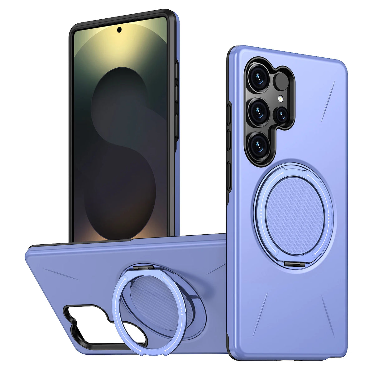 360° Folding Stand Magnetic Case For Samsung Galaxy S25 FE S24 S23 S26 Ultra Plus A56 A36 A26 A17 A07 A55 A35 A25 A14 A06 Cover