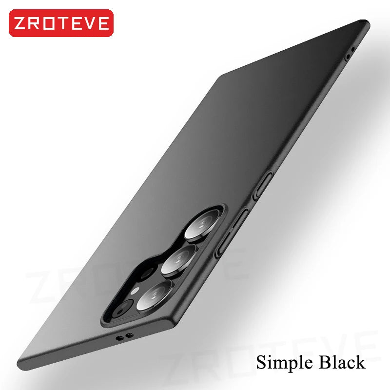 S25 Ultra Case Zroteve Slim Hard PC Matte Cover For Samsung Galaxy S25 Edge S24 S23 FE S22 S21 S20 S10 E Note 20 10 Plus Cases