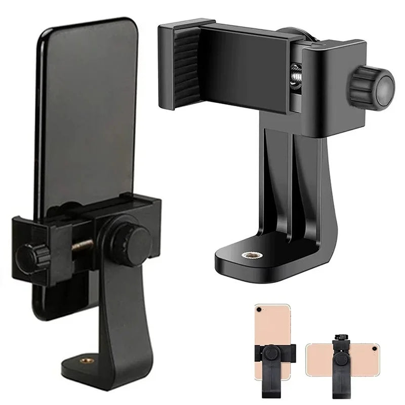 Universal 360° Rotation Tripod Smartphone Clip With 1/4 Screw Cellphone Stand Desk Tripod Mount Adapter For iPhone Xiaomi Huawei