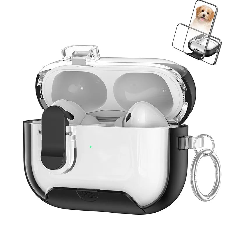 Cute Cover for AirPods 3 Pro 3/Airpod 4【 Compatible with MagSafe】Auto-Open Secure Lock Stand Cover for AirPods 5 2026 Earbuds