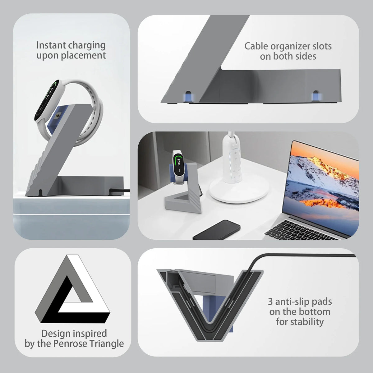 Charging Stand for Mi Xiaomi Band 9Pro 9 8 Pro 7Pro Redmi Watch 4 Smart Watch Accessories Dock Station