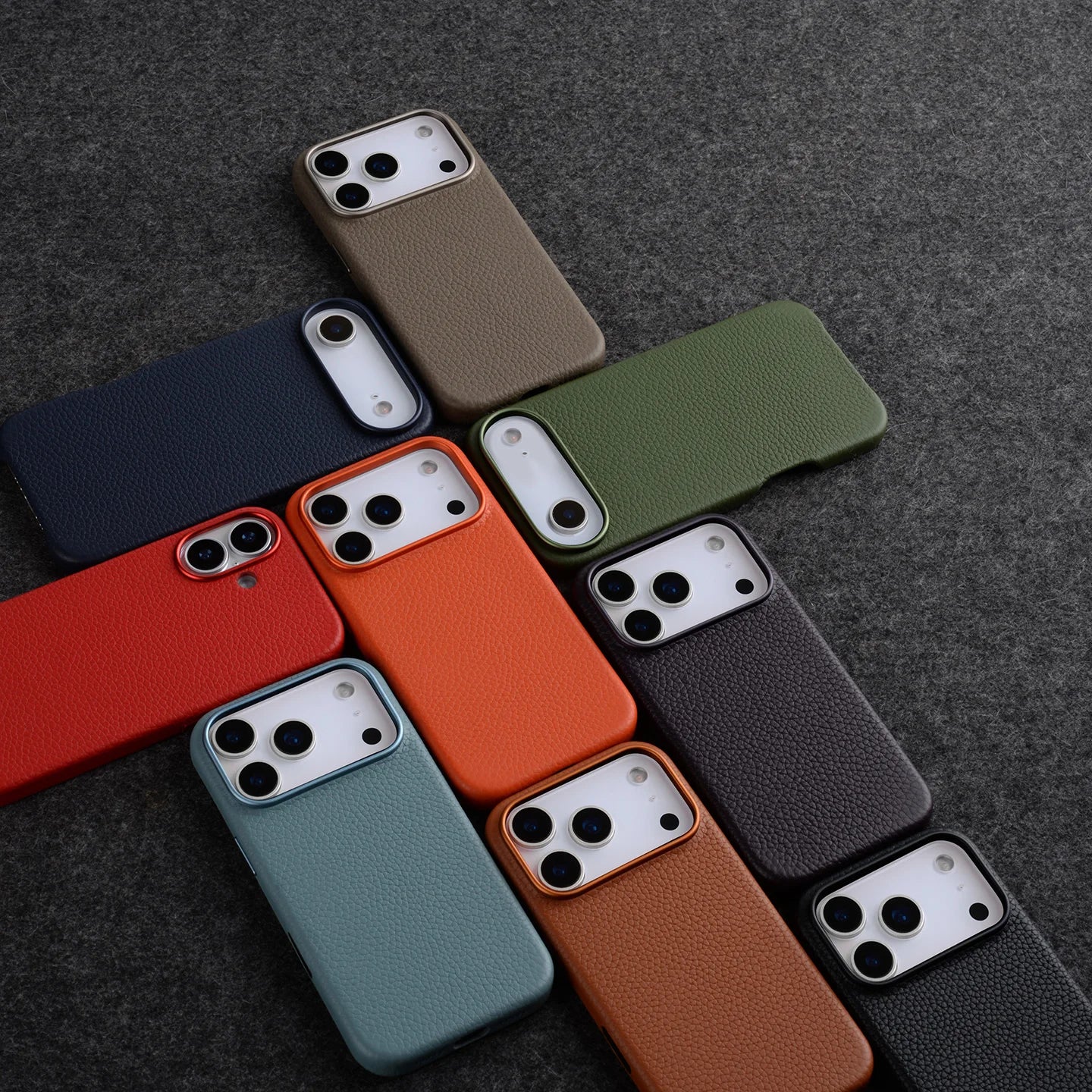Melkco 100% Genuine Leather Case For iPhone 17 Pro Max Air MagSafe Cover with Camera Butto protective luxury Cow Magnetic cases