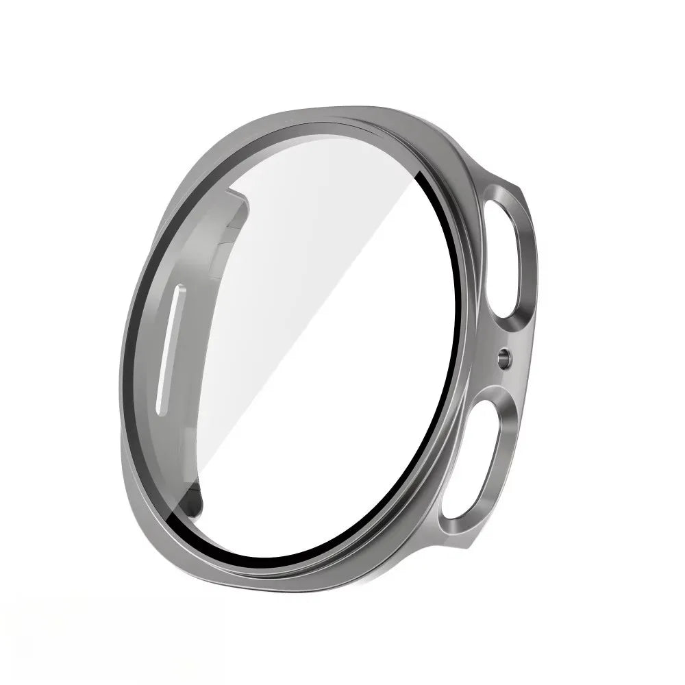 Tempered Glass+Case For Samsung Galaxy Watch8 40mm44mm, All-Around Screen Protector Hard PC Bumper For Galaxy Watch 8 Classic 46