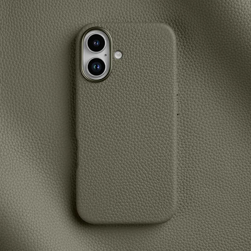 Melkco All-inclusive Genuine Leather Mobile Phone Case for IPhone 16 17 Plus with Magnetic Luxury Mobile Phone Protective Case