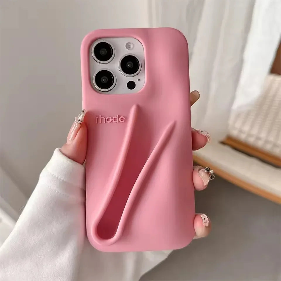Autumn Ribbon Toast Raspberry Espresso Vanilla Lip Gloss Case For iPhone 17 16E 16 12 13 14 15 11 Pro Max Plus Phone Cover