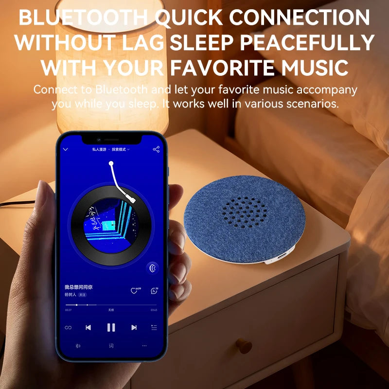 Bedtime Bluetooth Speaker Timed Shutdown Ultra Long Standby Night Light White Noise High-quality Bedside Sleep Sound Machine