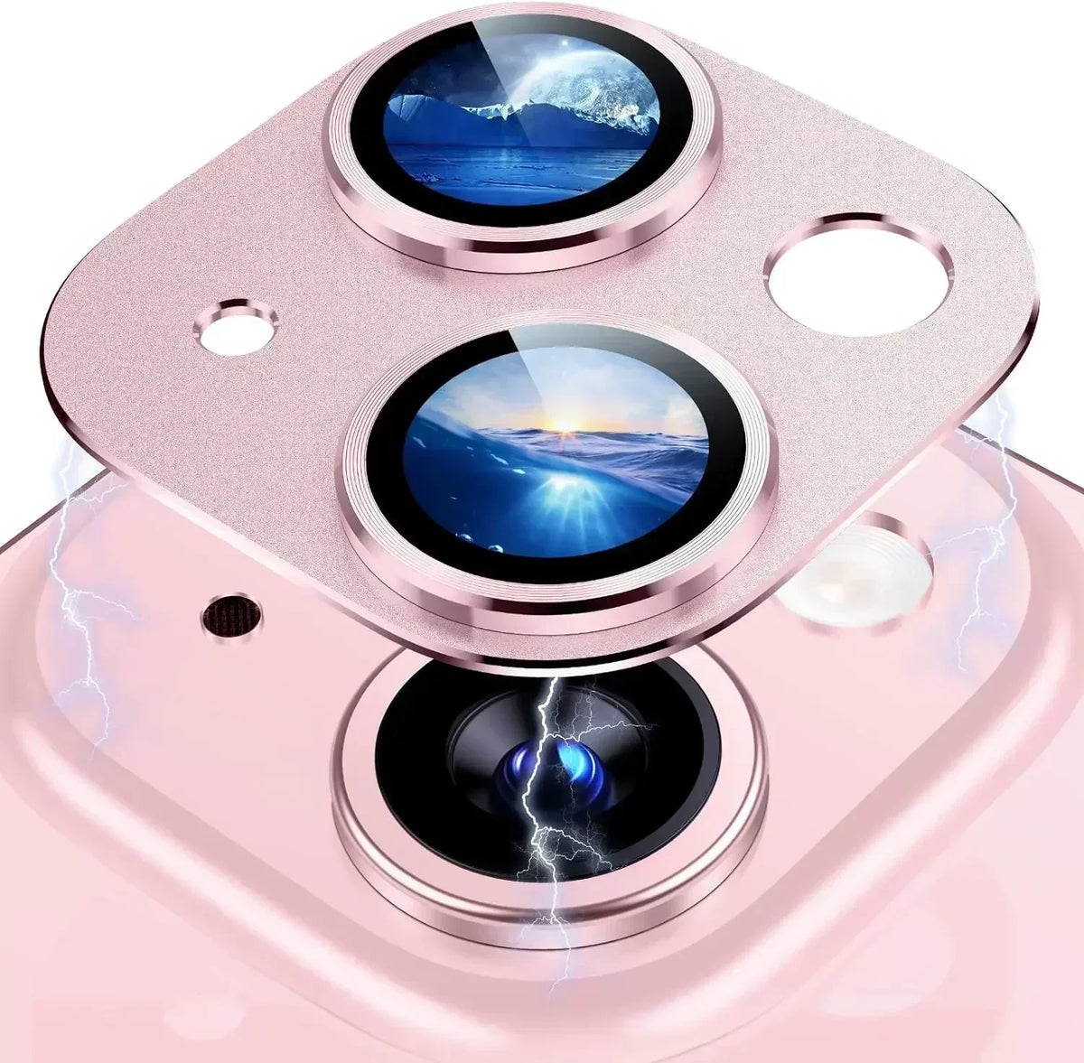 Titanium Black Metal Glass Camera Lens Screen Protector, Protection Cover For IPhone 15 16Pro Max, 14 Plus, 16, 15 Pro, 14Pro