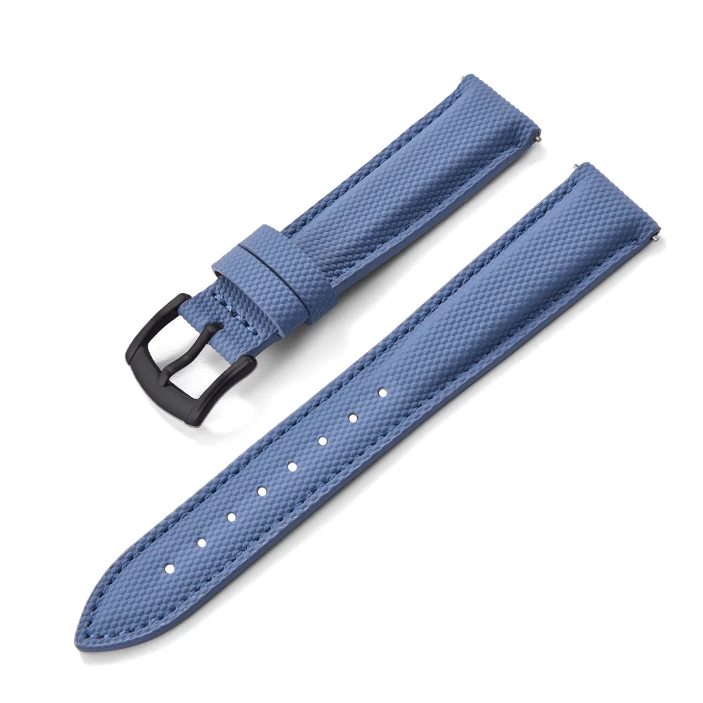 NATOBELT Sailcloth Watch Strap 18mm 19mm 20mm 22mm PVC Watch Strap Nylon Watchband Quick Release Sport Wristband Accessories