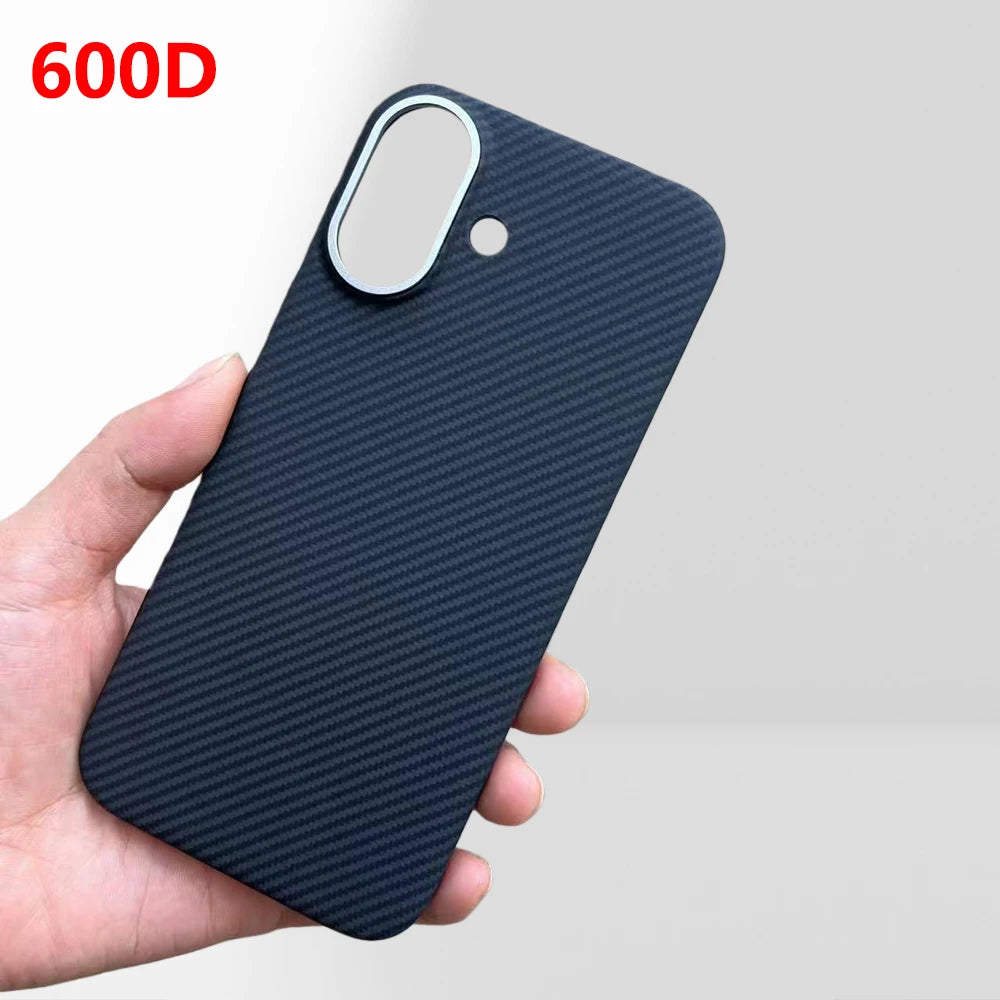 For Magsafe Magnetic Case For iPhone 17 Real Carbon Fiber Luxury Aramid Fiber Back Cover for iPhone 17 Carbon Case capa