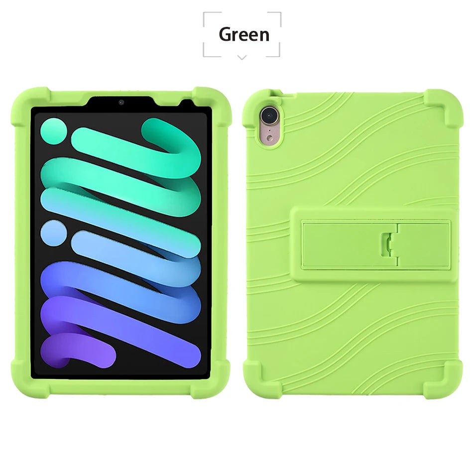 For iPad 11th 10th Pro 11 13 Air 4 5 10.9 7th 8th 9th 10.2 Air 3 10.5 5th 6th Mini 4 5 6 7 Kids Case Soft Silicon Tablet Cover