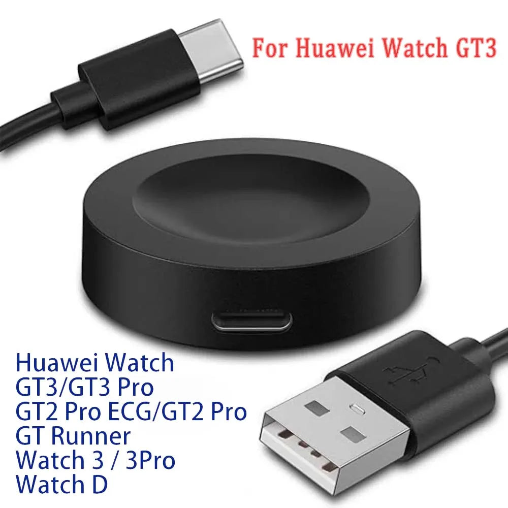 For Huawei Watch GT5Pro/GT5/GT4/GT3Pro/GT3/Watch4/4 Pro/Watch3 USB Charger Smart Watch Fast Charger Cable Replacement Charger