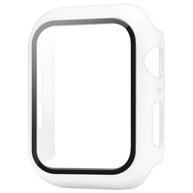 Glass+Cover For Apple Watch case 10 9 8 7 6 SE 5 iWatch Accessorie Screen Protector iWatch series 46mm 44mm 40mm 41 45mm 38 42mm
