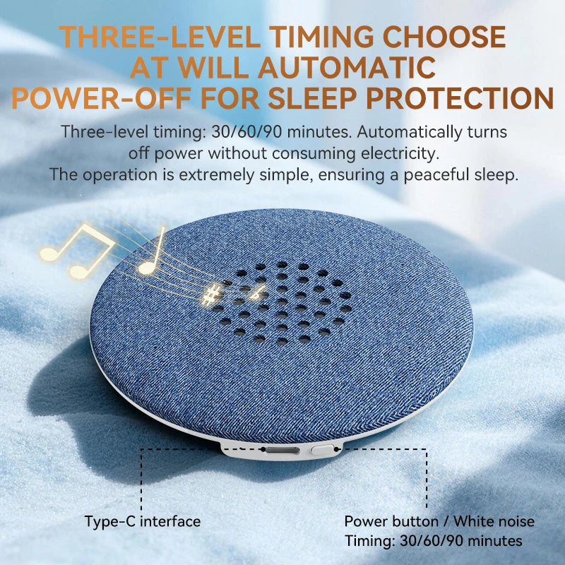 Bedtime Bluetooth Speaker Timed Shutdown Ultra Long Standby Night Light White Noise High-quality Bedside Sleep Sound Machine