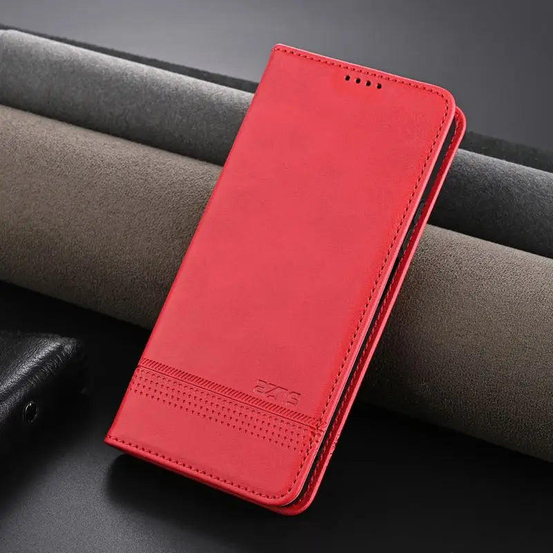 Leather Case For Samsung S26 S25 S24 S23 S22 S21 S20 Ultra Fe S8 S9 S10 Plus S25 Edge Case Luxury Magnetic Flip Phone Cover