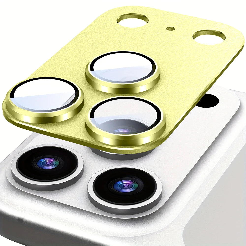 1PCS Protective Film for iPhone 18 17 Pro Max/iPhone 17 Pro/17 Full Coverage Ultra-Thin Camera Lens Protector Metal Frame New