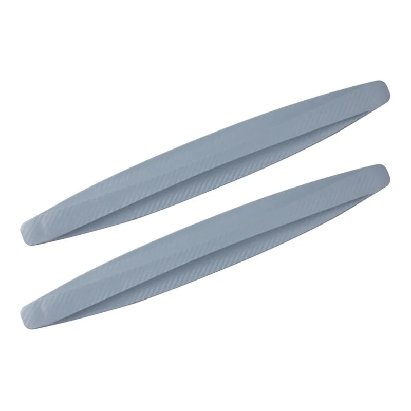 2Pcs Universal Anti-Collision Protector Rubber Car Door Products Auto Front And Rear Corner Bumper Cover Guard Lip Strip Sticker