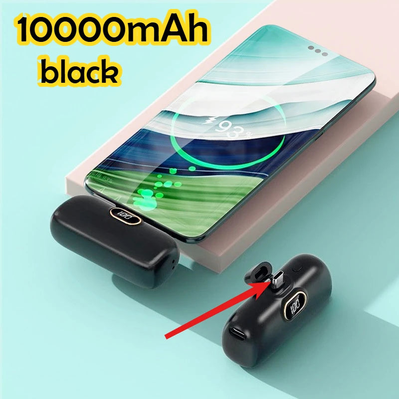 Mini Power Bank 10000mAh PowerBank Fast Charging Portable Charger for IPhone 17 16 14 13 12 Xiaomi Samsung Poco External Battery