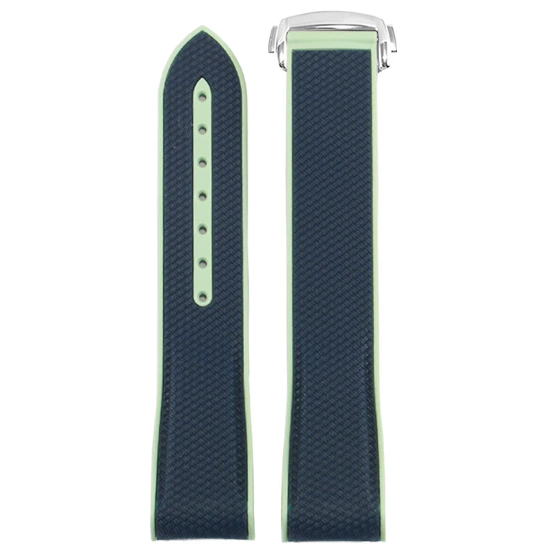 Strap for Omega X Swatch Joint MoonSwatch 20mm Curved End Silicone Rubber Band for Seamaster 300 Waterproof Sport Watch Bracelet