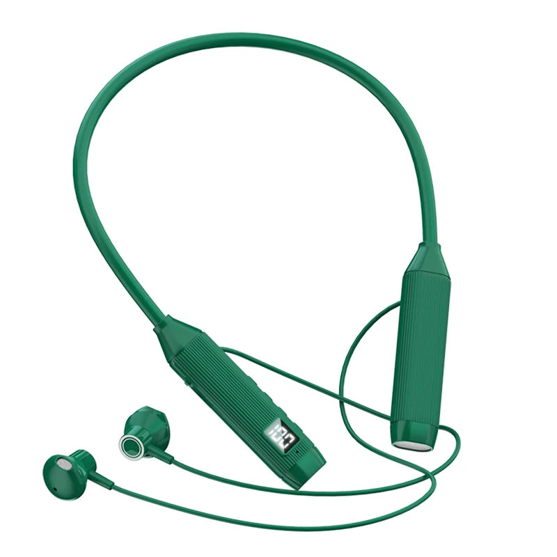 Super Power Wireless Headphones HIFI Sound Bluetooth Earphones Neckband Magnetic Earbuds Waterproof Sports Headsets with HD Mic