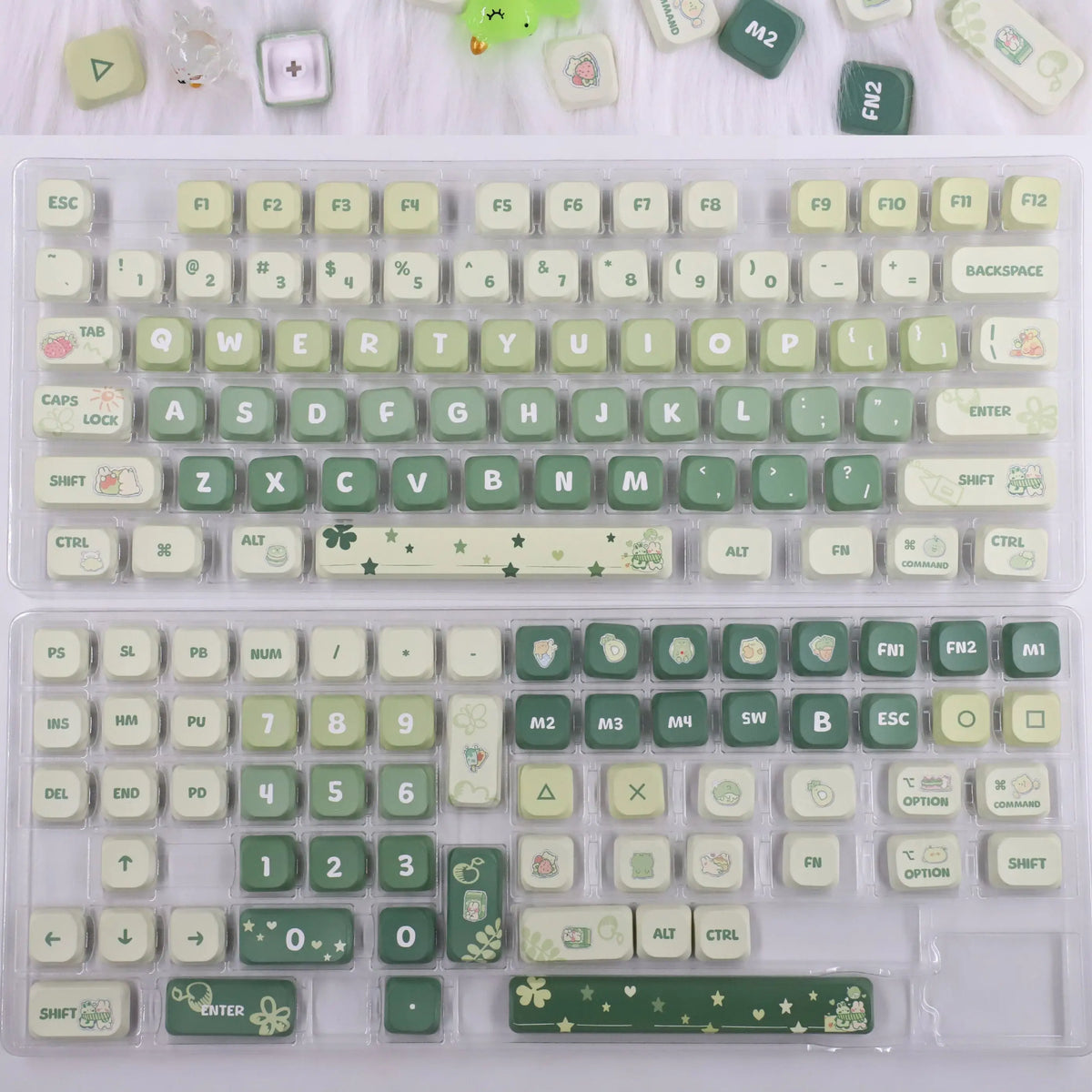 143 Key Low Profile PBT Keycaps Backlit Shine Through RGB Key cap for 60% 61/87/104 Cherry Gateron MX Gamer Mechanical Keyboard