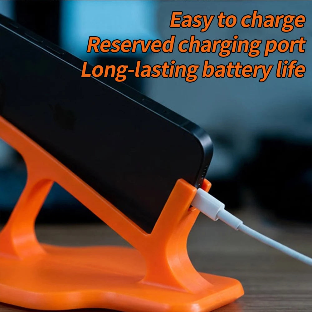 Bed Lazy Phone Stand, Hand-free Phone Bracket, Ergonomic Design, Portable Phone Support for Lying Down & Home Entertainment