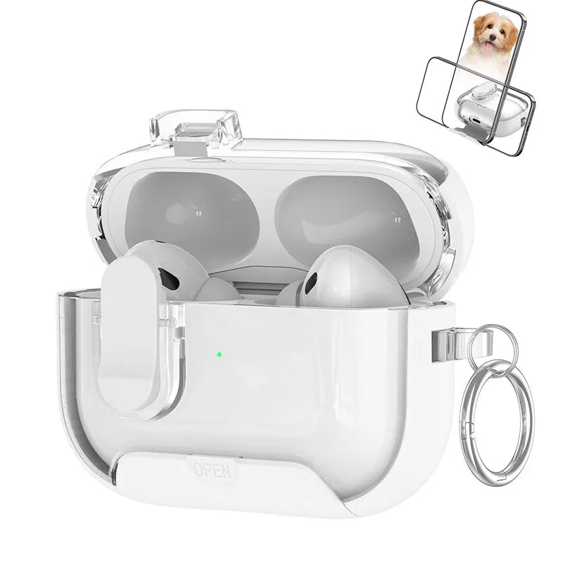 Cute Cover for AirPods 3 Pro 3/Airpod 4【 Compatible with MagSafe】Auto-Open Secure Lock Stand Cover for AirPods 5 2026 Earbuds