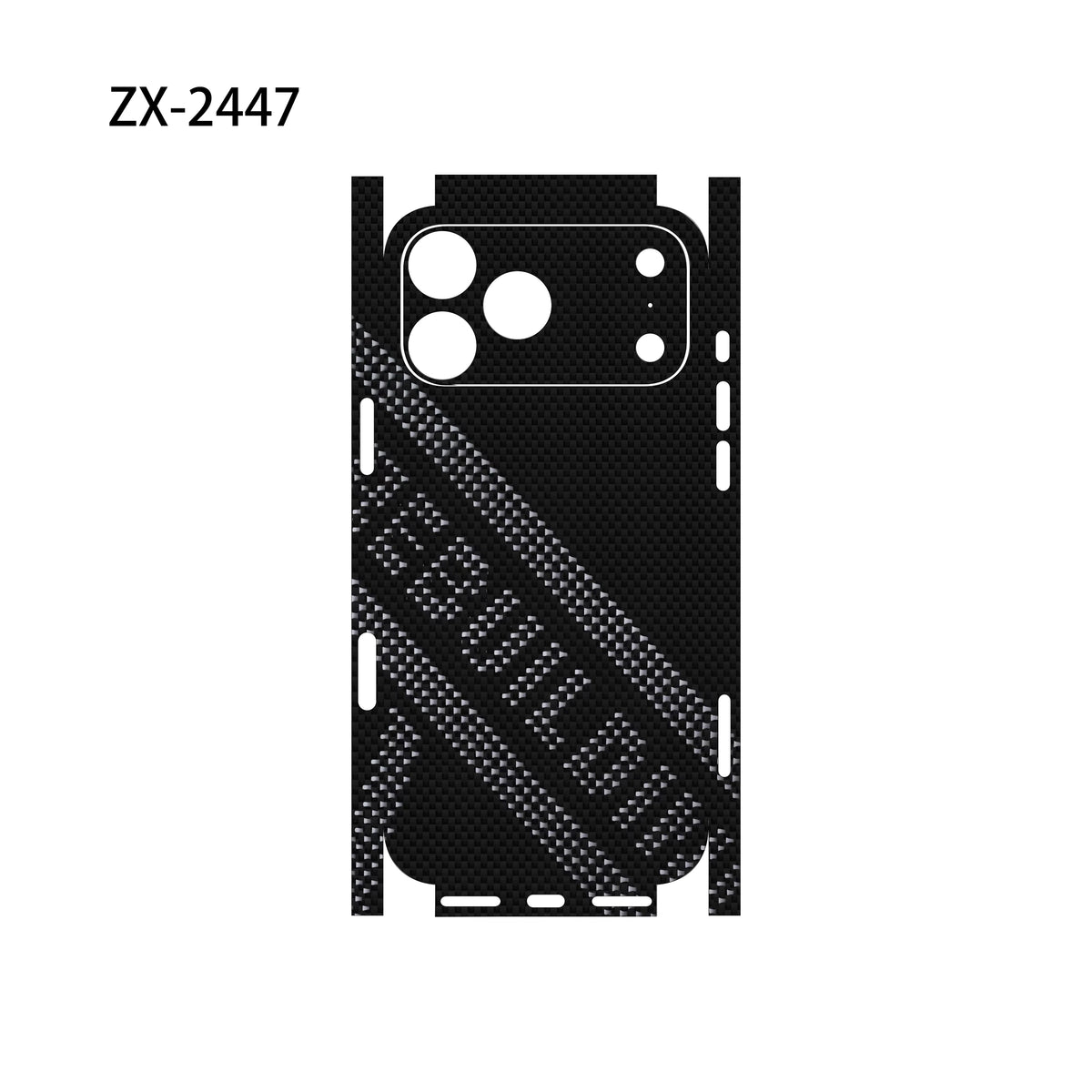 For Apple iPhone 17 16 15 14 IPhone13 Pro Max Full Body Wrap Decal Skin 3D Plain Color Rear Protective Sticker Film