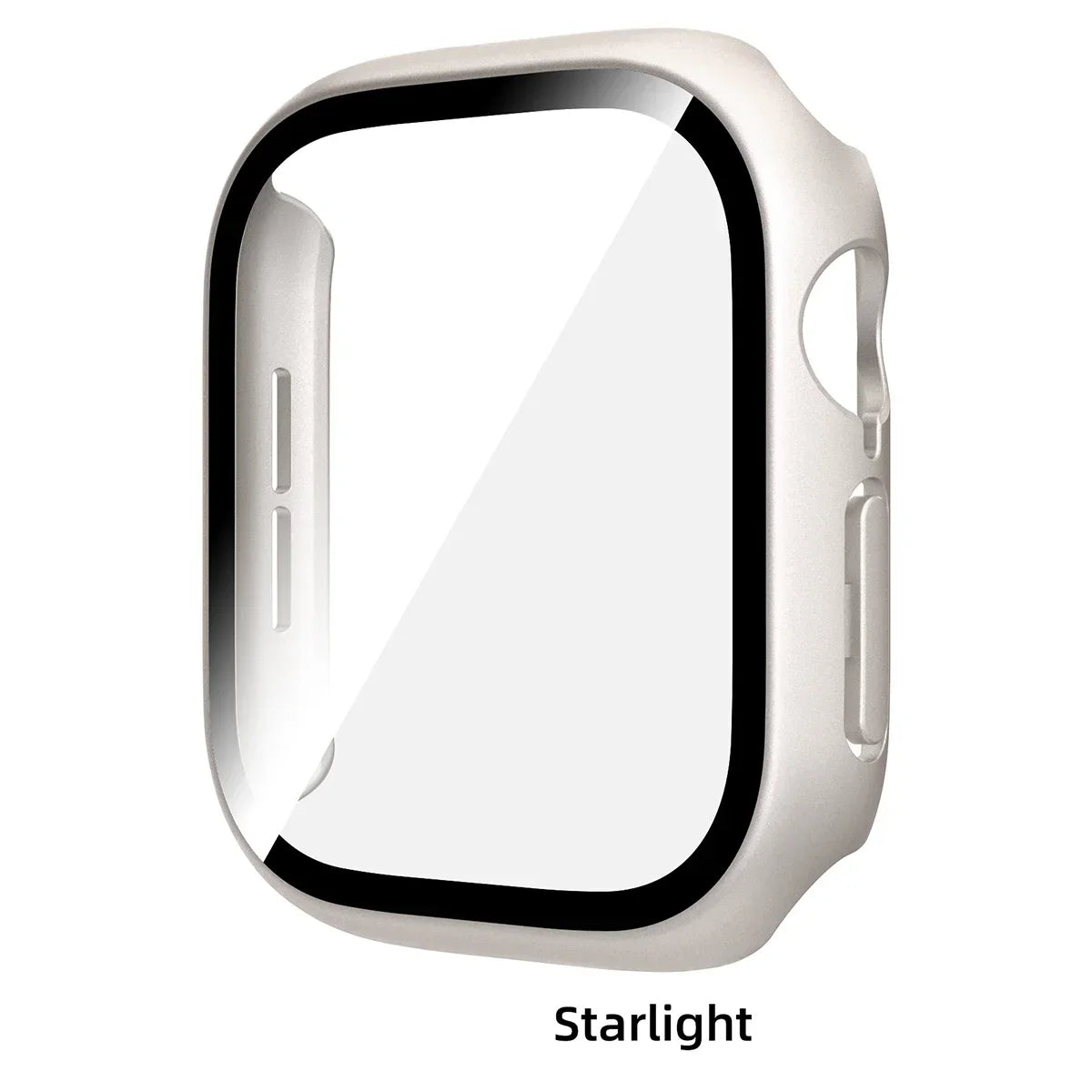 Tempered Glass PC Case for Apple Watch 12 46mm Hard Bumper Screen Protector Cover for Iwatch Series 12 42mm Shell Accessories