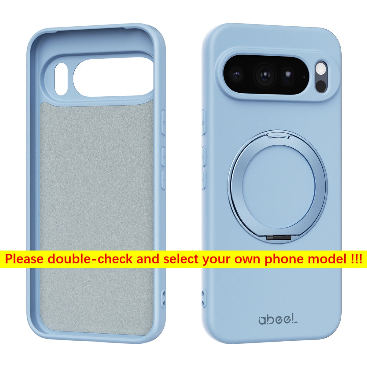 For Google Pixel 11 10 9 Pro XL 10a 9a Phone Case 360° Rotate Magnetic Holder Luxury Skin Friendly Feel Silicone Stand Covers