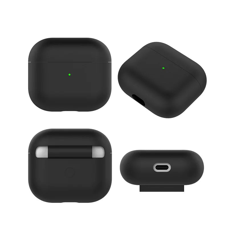 Liquid Silicone Soft Earphone Case for AirPods Pro 3 2 2025 Generation Air Pods 5 4 1 Pro3 Pro2 3rd Gen Headphone Cover Sleeve