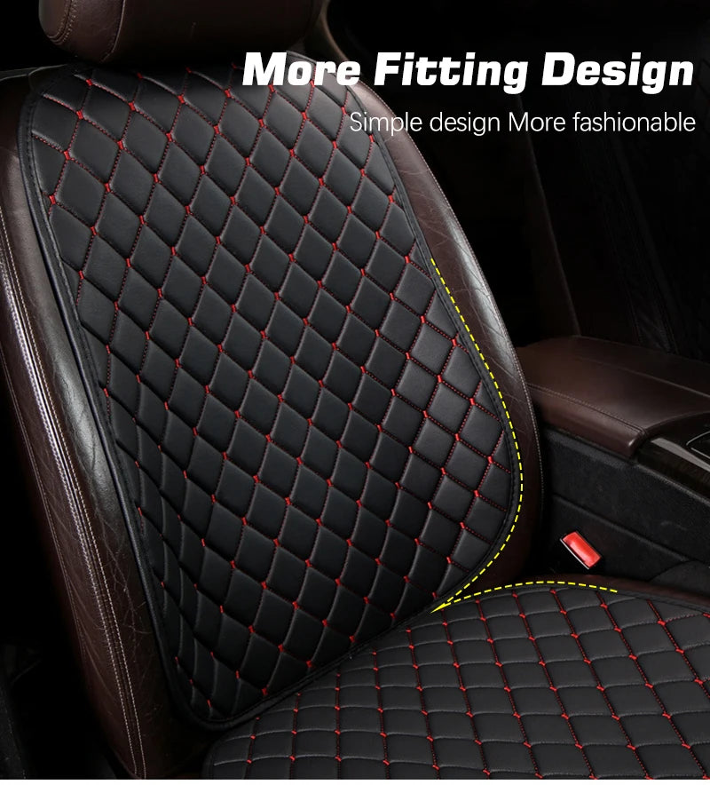 Karcle PU Leather Car Seat Covers Full Set Anti Slip Car Seat Cushion Rear Seat Protector Universal Waterproof Car Seat Pad