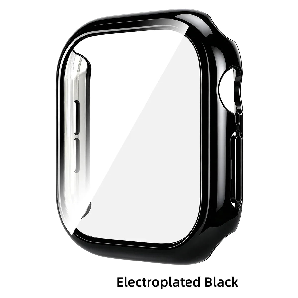 Tempered Glass PC Case for Apple Watch 12 46mm Hard Bumper Screen Protector Cover for Iwatch Series 12 42mm Shell Accessories
