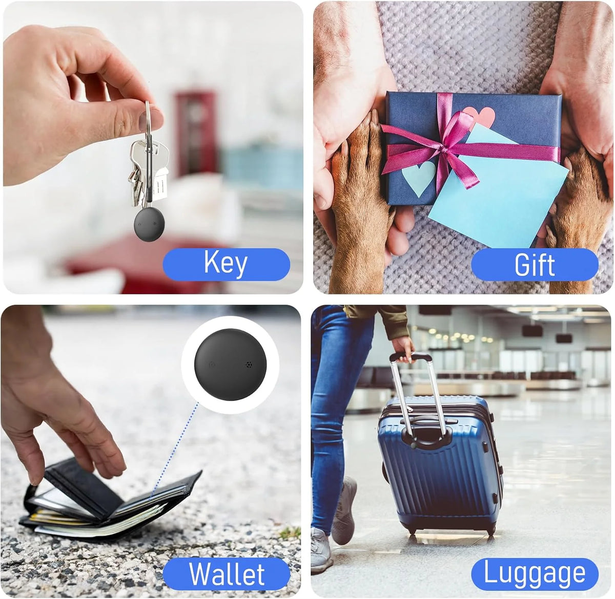GPS Tag Air Tracker Smart Bluetooth Tracker,Keys Finder Item Locator Smart Tag Phone Finder For Iphone Find My (only IOS)