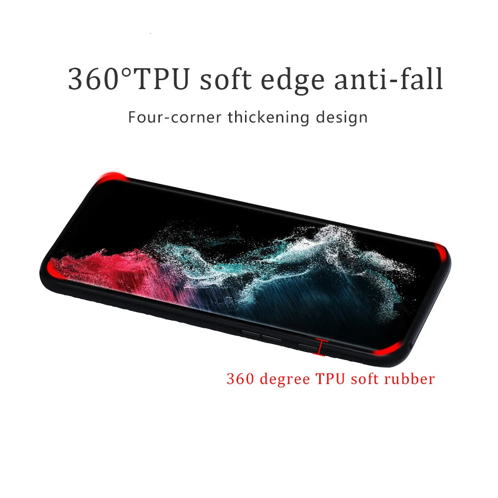 LANGSIDI Genuine Leather Phone Case for Samsung Galaxy S25 S24 S23 Ultra S22 Plus S21 FE S 24 23 A55 A54 5G Protector Back Cover