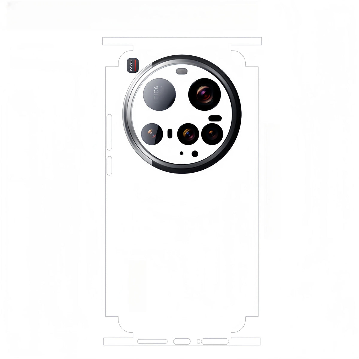 Colorful Pattern Matte Film Skin Phone Back+Sides Sticker For XIAOMI 15 14 13 Ultra 14 Pro Full CoverWrap