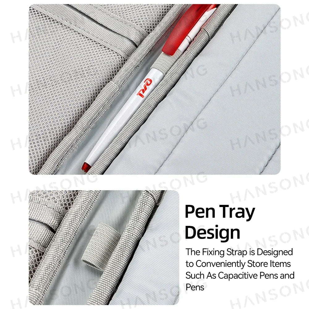 Tablet Bag for iPad 11-13 In Tablet Carrying Case for 2025 New iPad Air 11/13 Pro 11/13 for iPad 9/8/7th for Xiaomi Samsung Tab