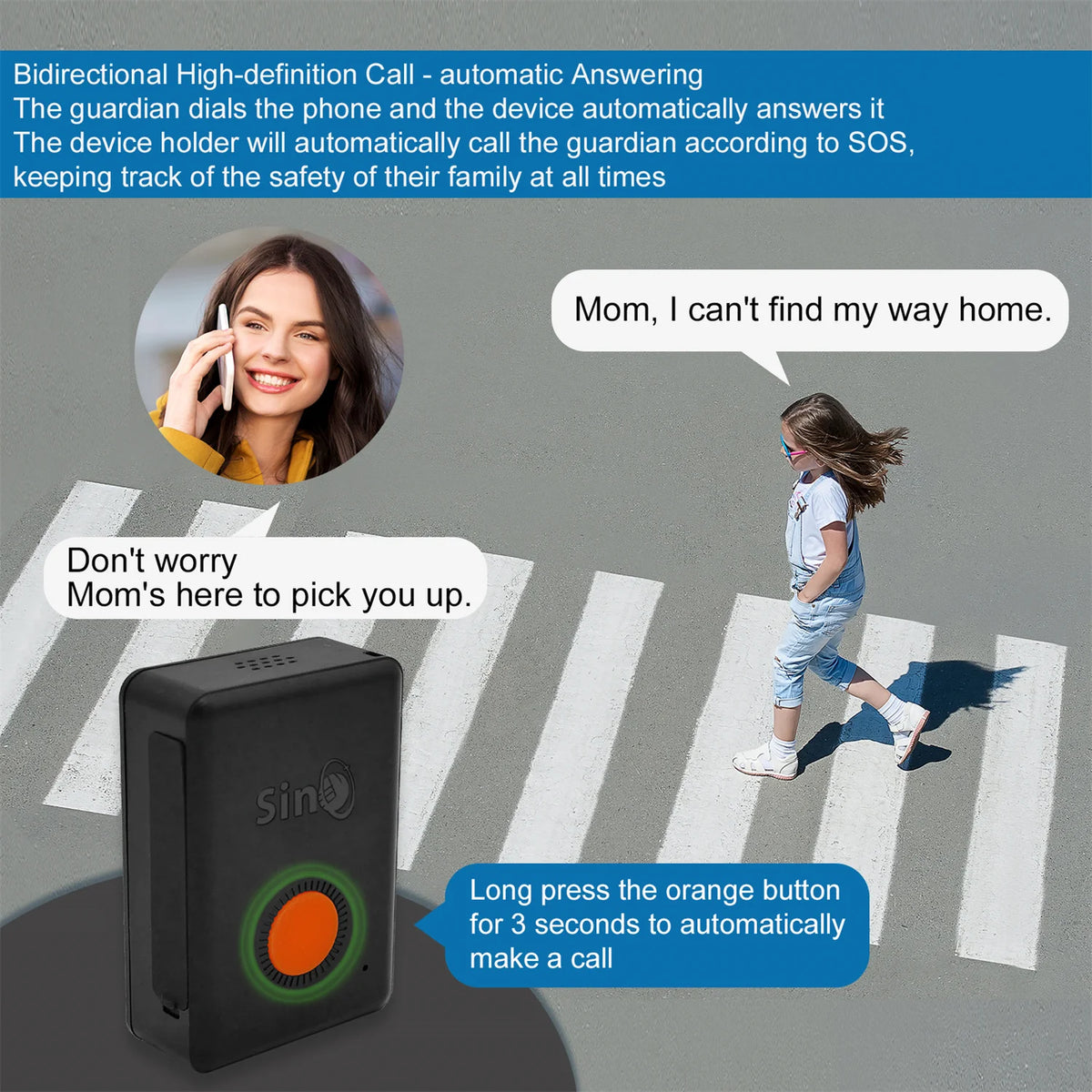 4G SinoTrack ST-904L Mini Builtin Battery Waterproof GPS Tracker for Kid Personal Car Pet Device with Free Tracking APP