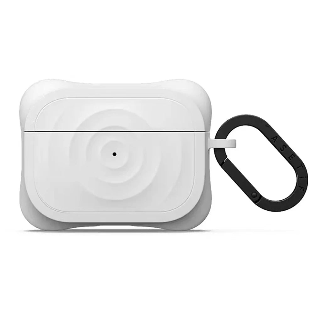 Ripple Liquid Silicone Case For AirPods Pro 3 2 AirPods4 Multi Color Wireless Bluetooth Earbuds Simple Protective Cover